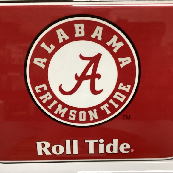 Alabama Crimson Tide College Football Melamine Serving Tray - Roll Tide - Rare - Picture 3 of 11